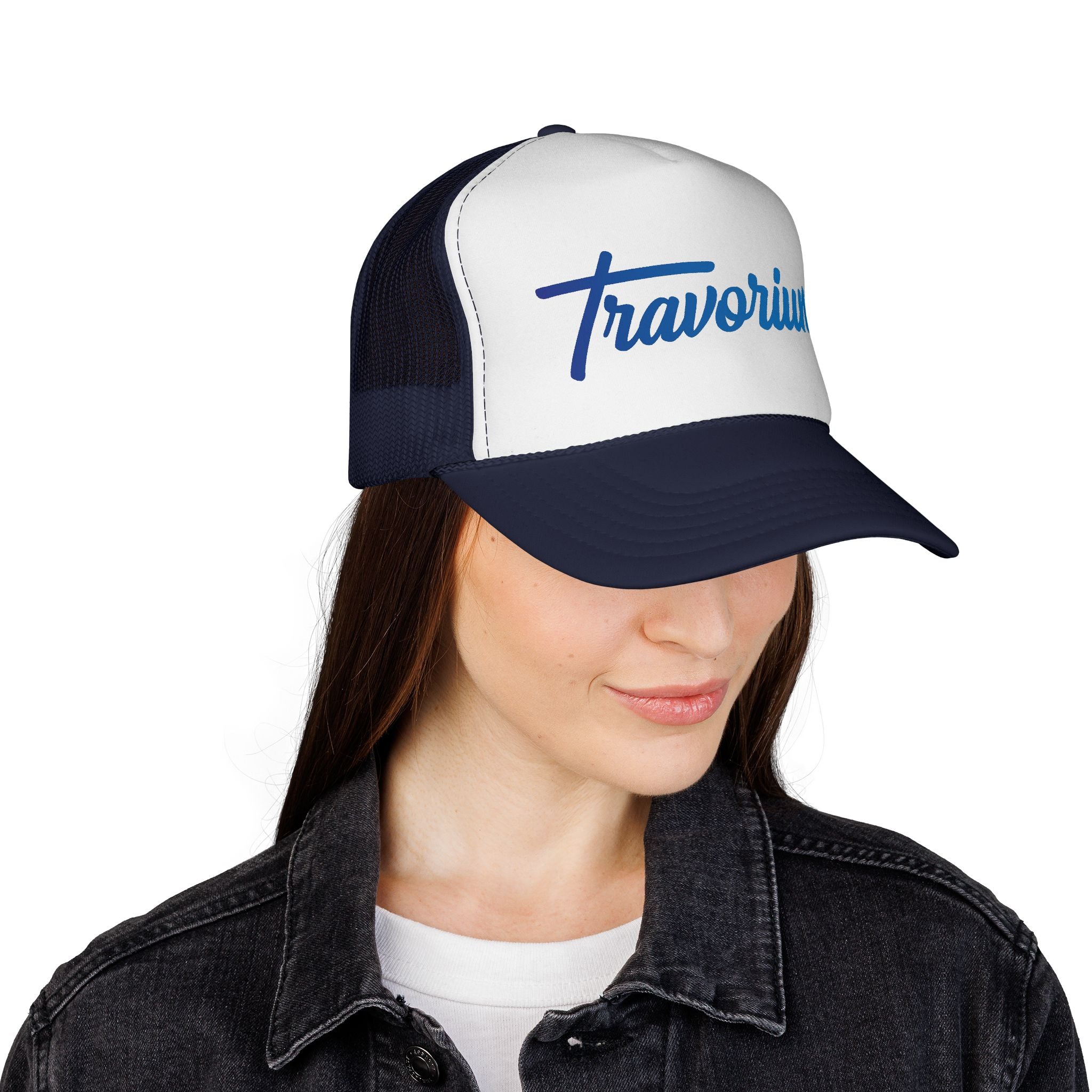 Trucker Cap — "Travorium" Script Logo Snapback