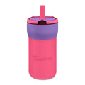 Kids 12oz Leakproof Straw Tumbler — Engraved Insulated Water Bottle