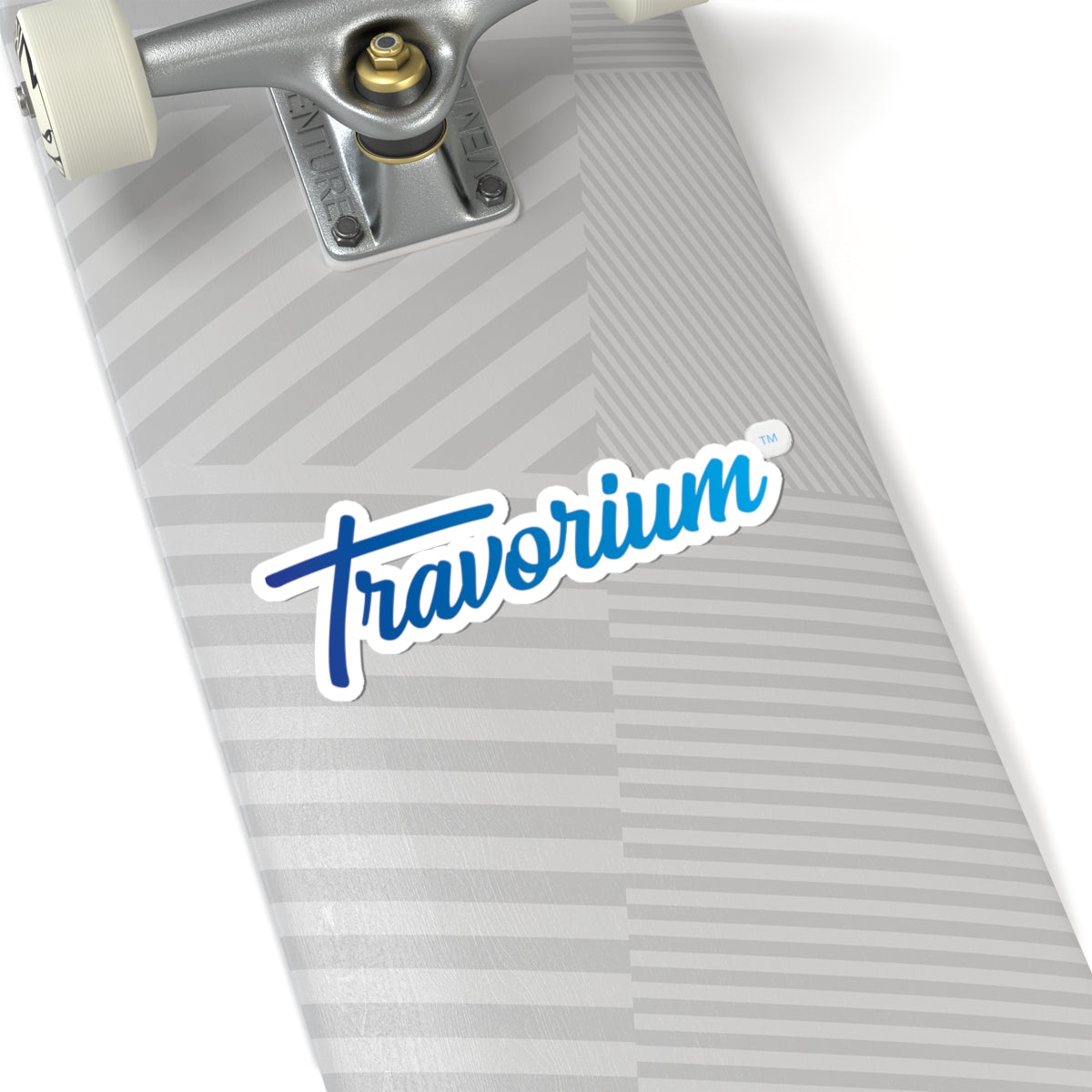 Sticker — 'Travorium' Script Logo Kiss-Cut Laptop Decal