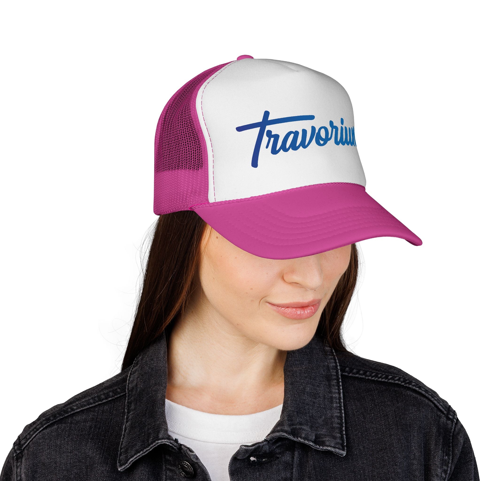 Trucker Cap — "Travorium" Script Logo Snapback