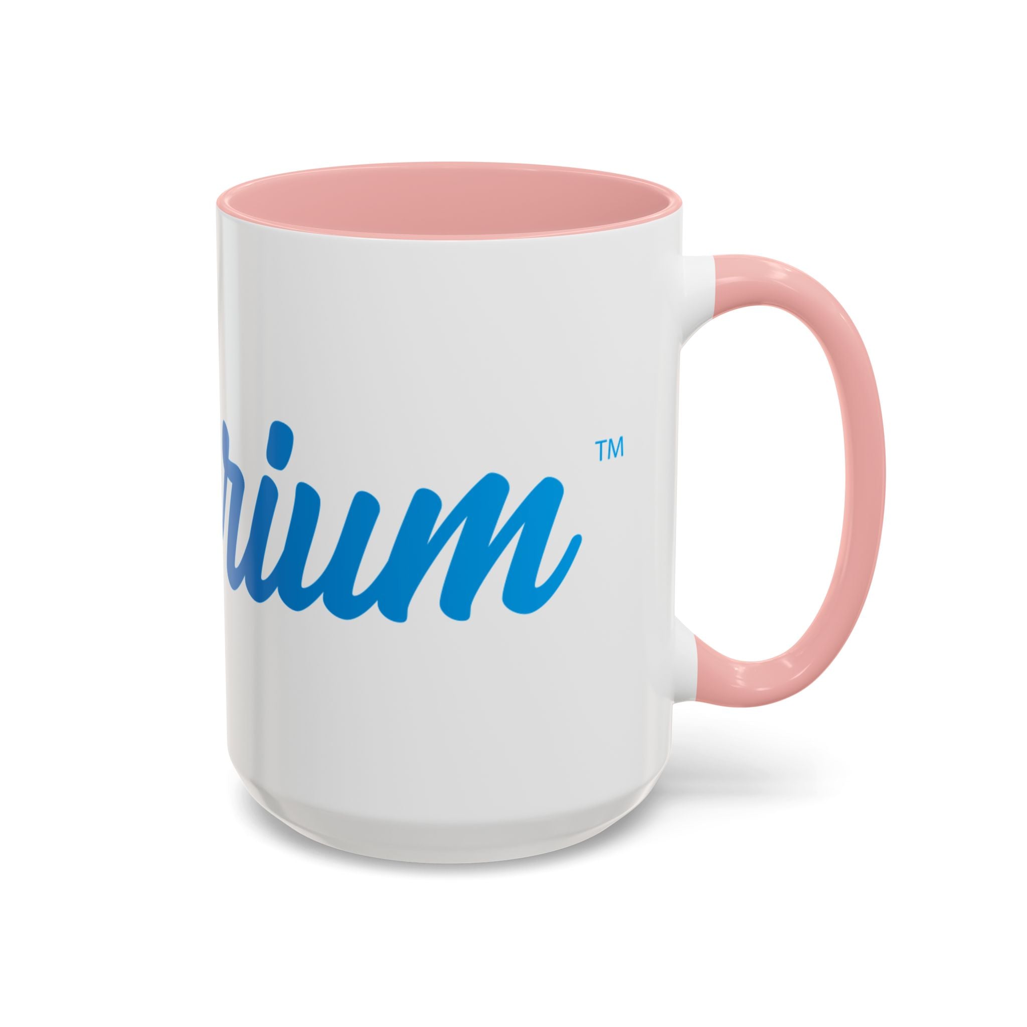 Favorite Premium Accent Coffee Mug – Script Logo Blue (11/15 oz)