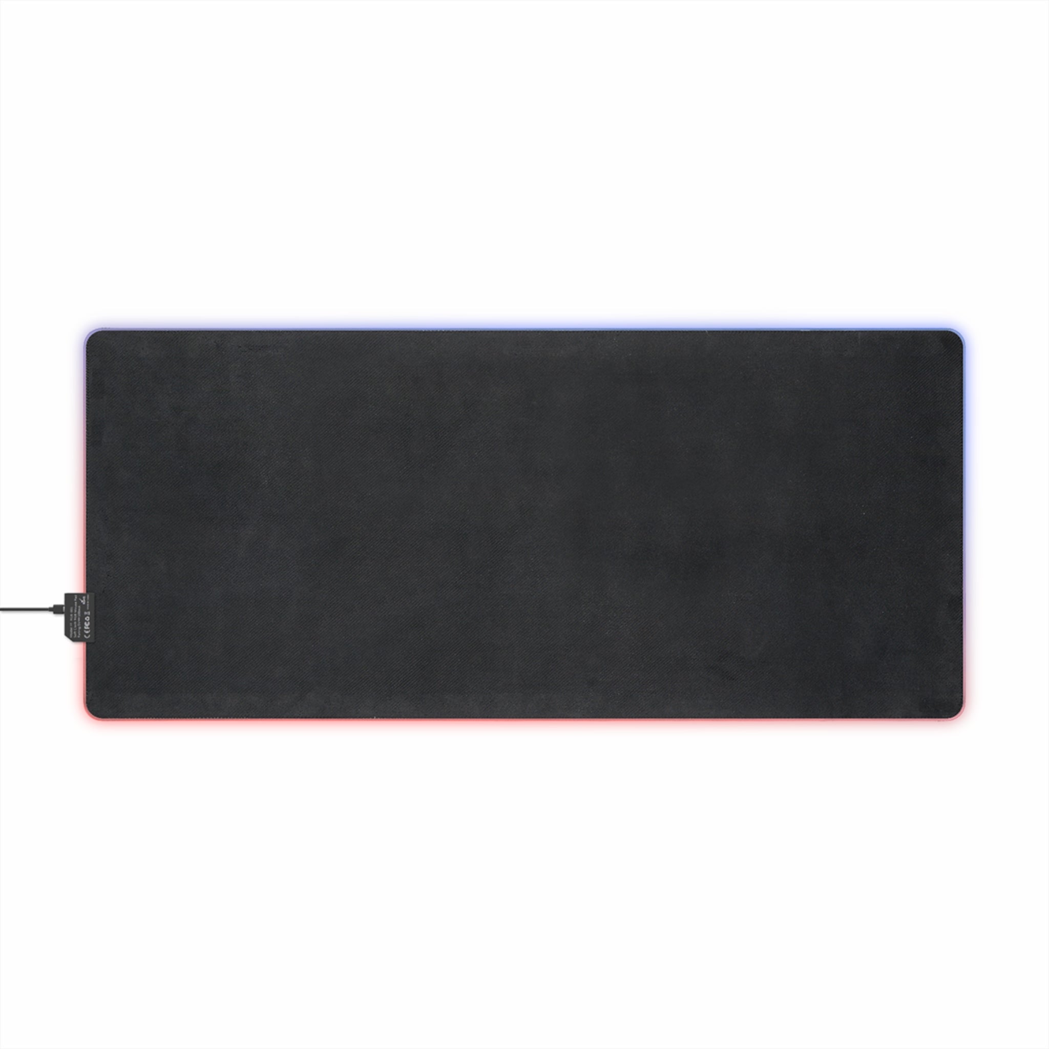 LED Gaming Mouse Pad — RGB Extended Desk Mat with 'Travorium' Script Logo