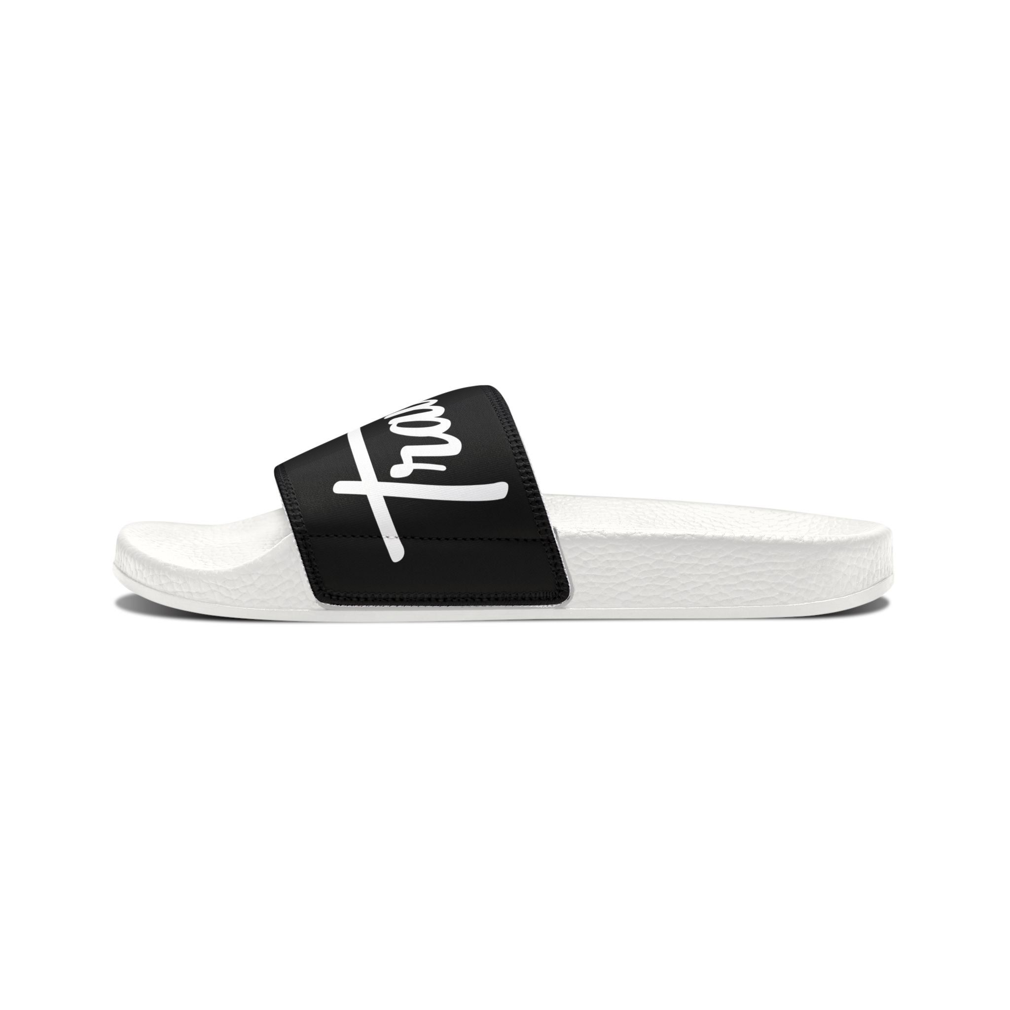 Youth Slide Sandals — Removable Strap Casual Pool & Beach Slides