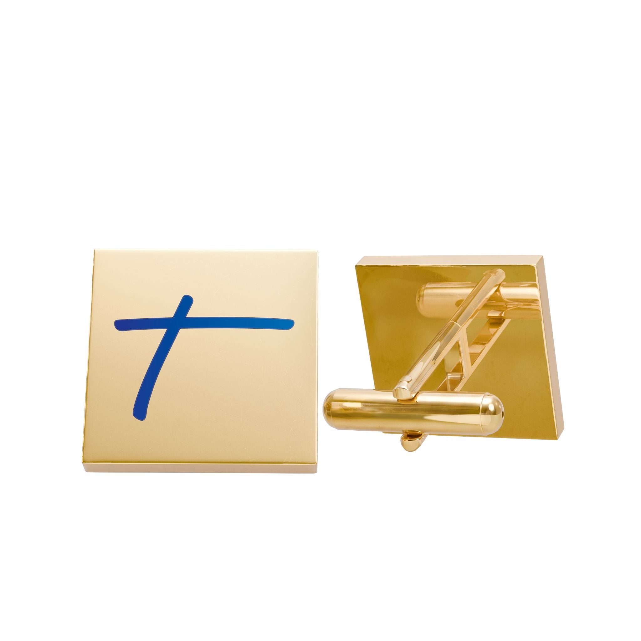 Travorium Gold Square Cufflinks