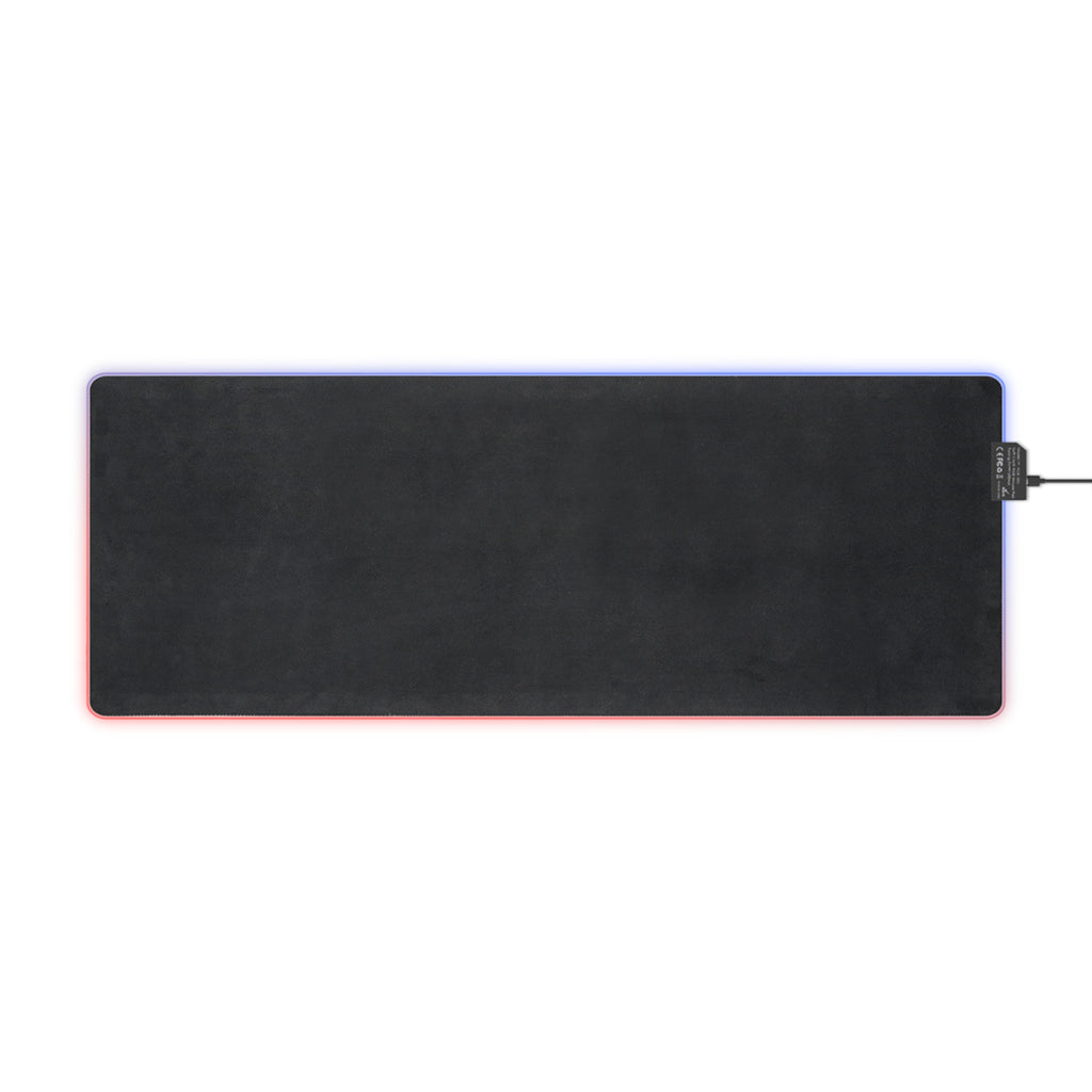LED Gaming Mouse Pad — RGB Extended Desk Mat with 'Travorium' Script Logo