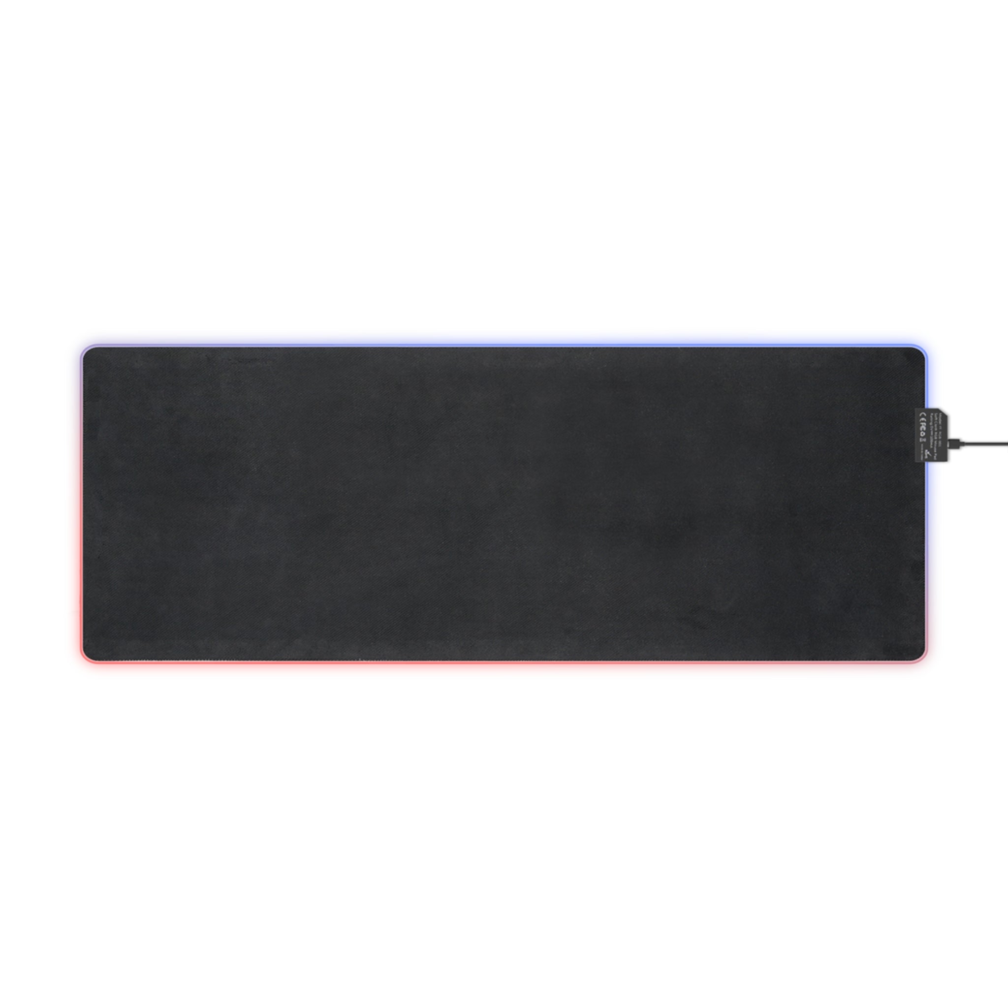 LED Gaming Mouse Pad — RGB Extended Desk Mat with 'Travorium' Script Logo