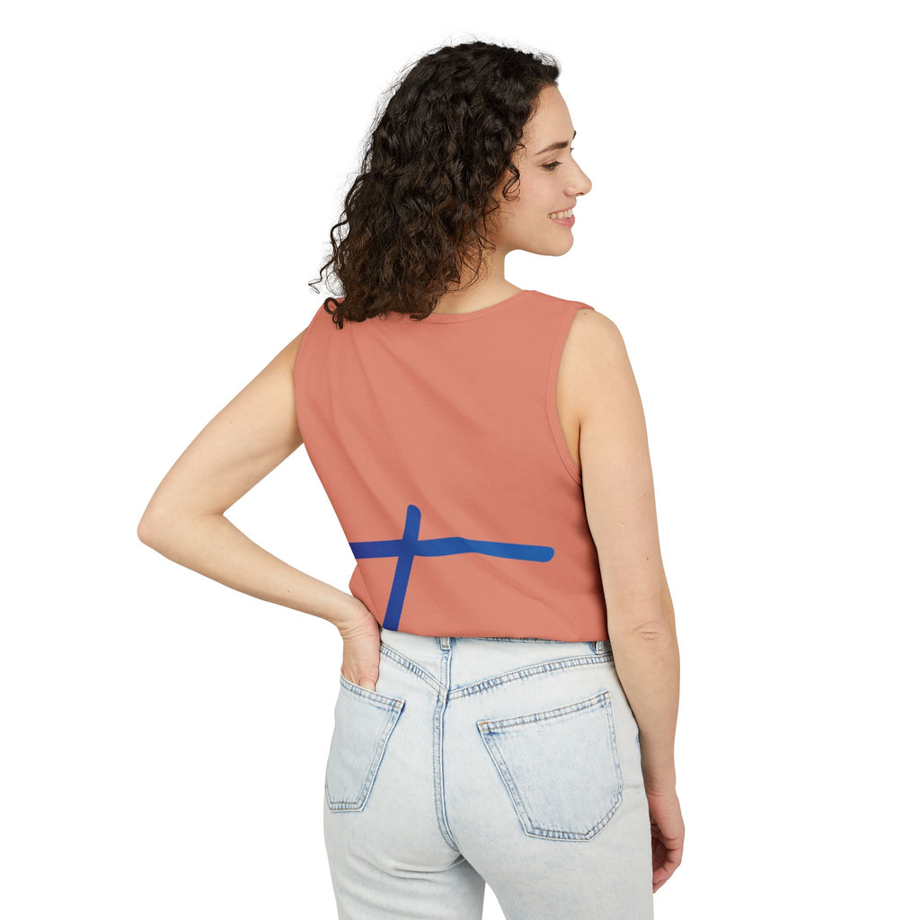 Travorium Script Logo Tank Top — Travel Lifestyle Graphic Tank