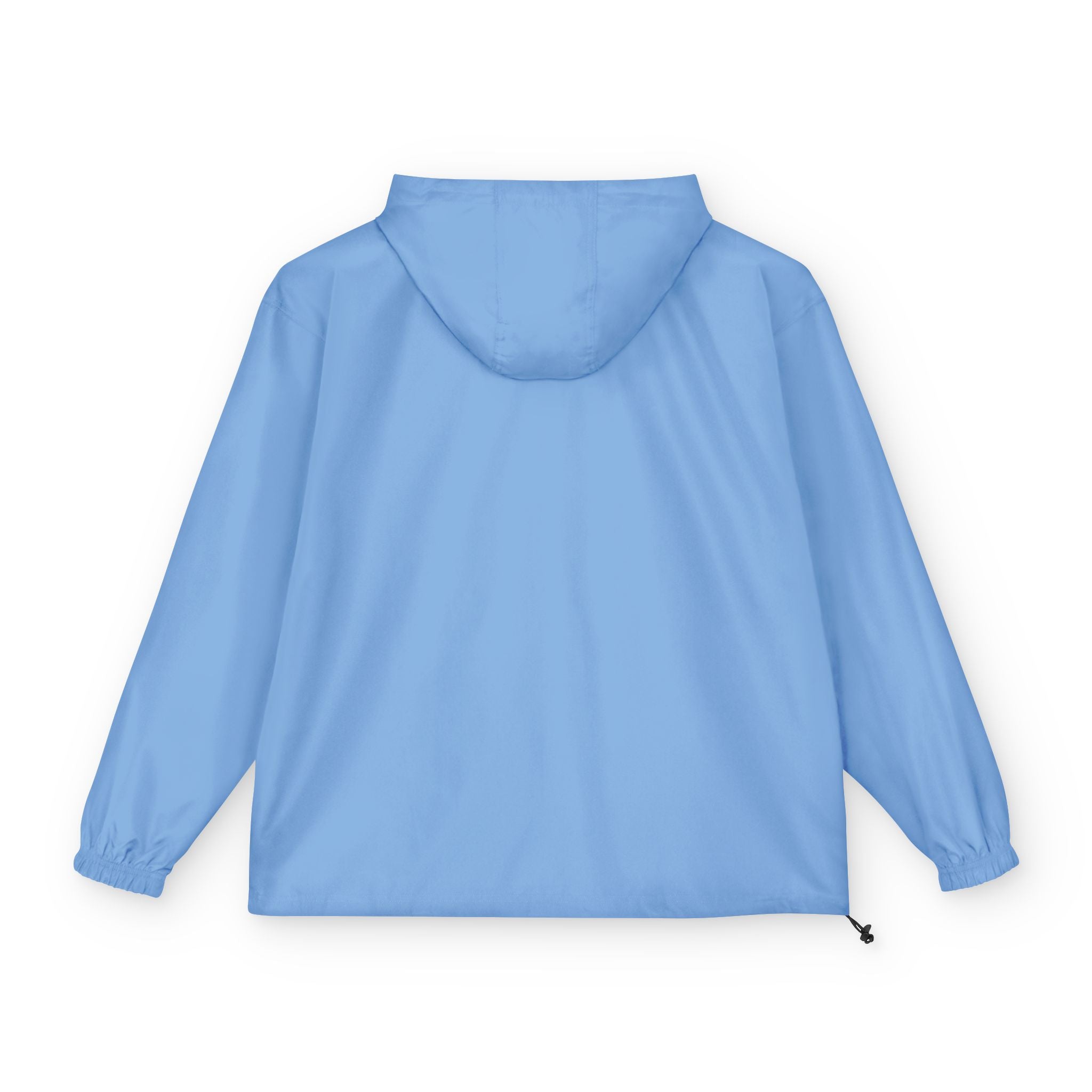Light Blue Packable Anorak Jacket — Champion Logo Windbreaker