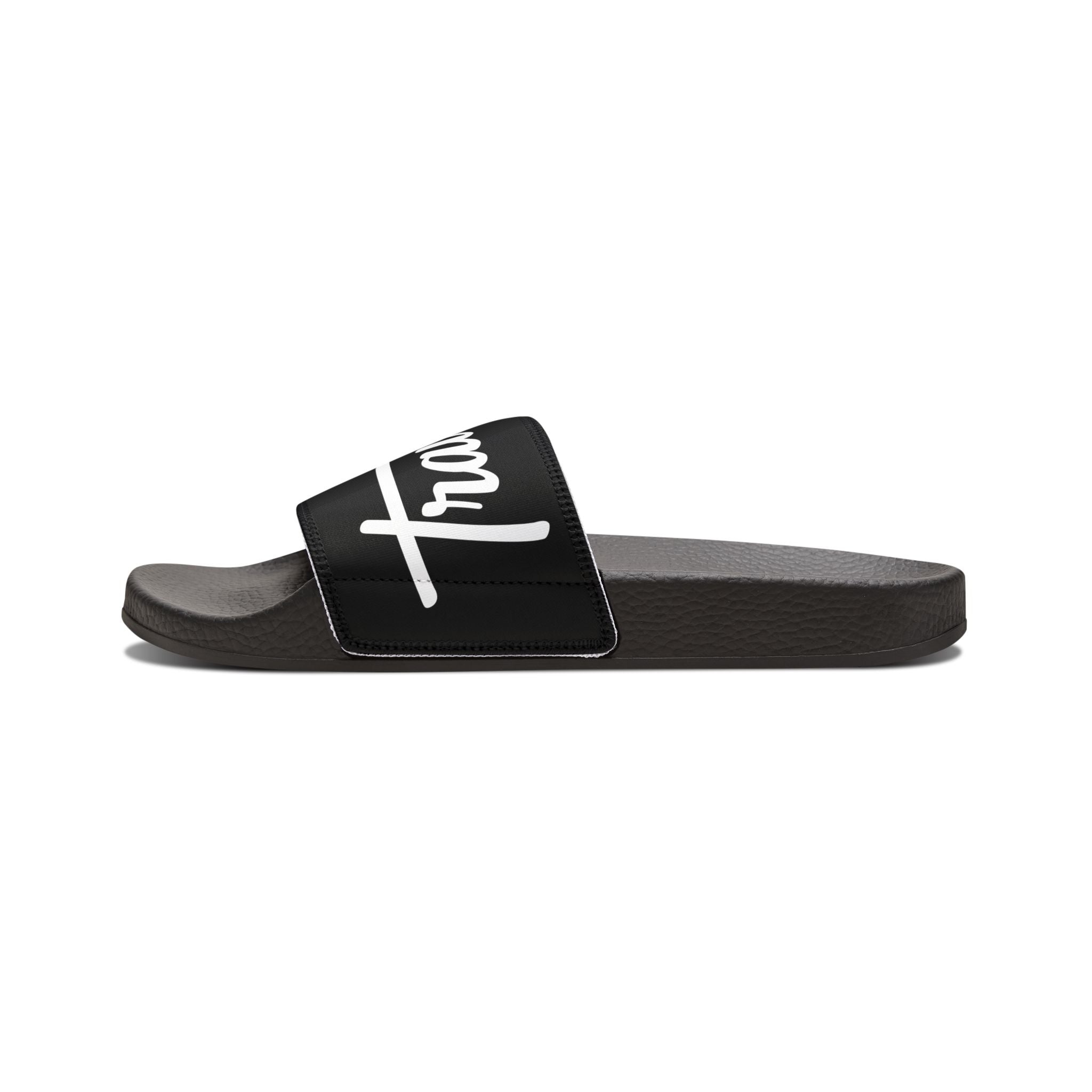 Youth Slide Sandals — Removable Strap Casual Pool & Beach Slides