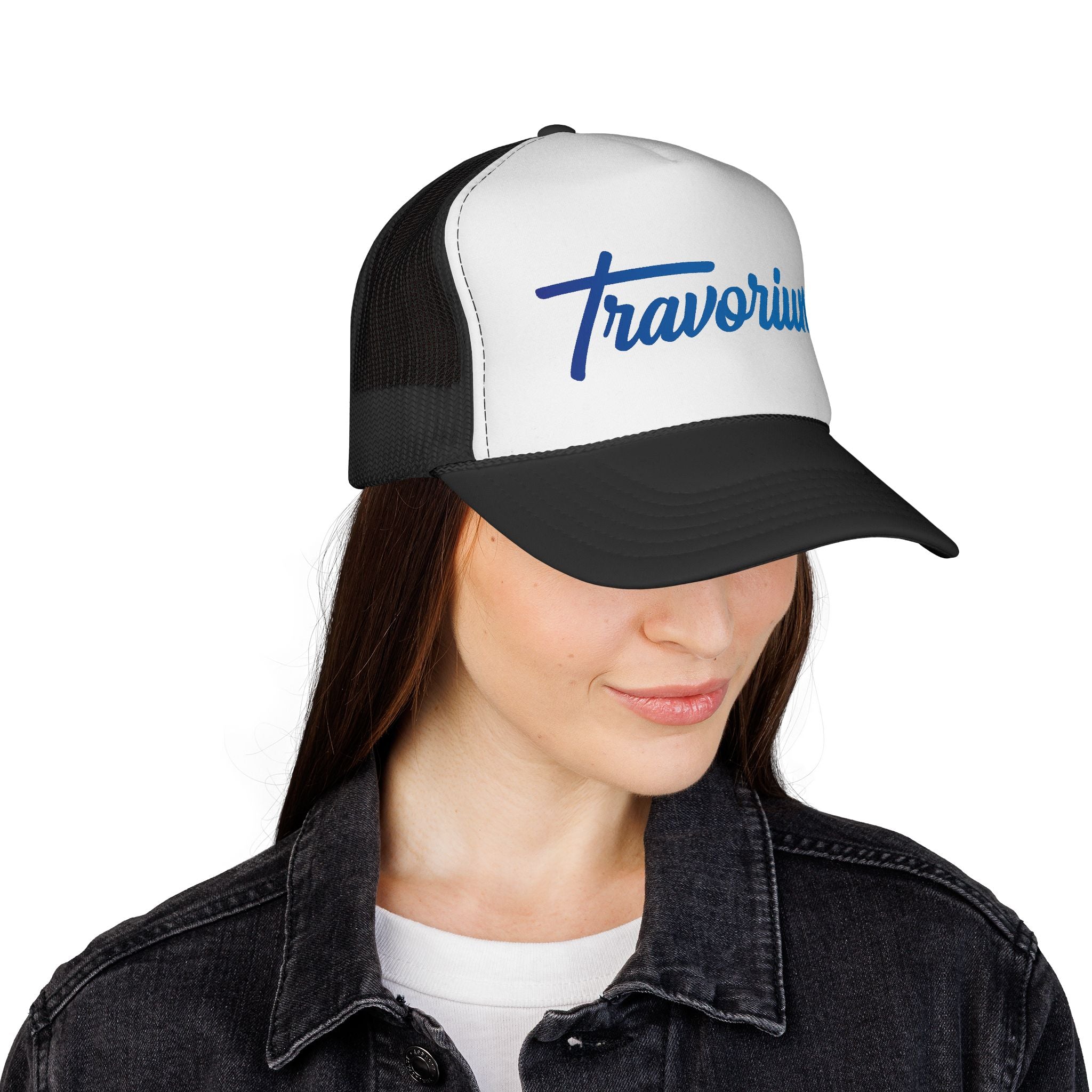 Trucker Cap — "Travorium" Script Logo Snapback