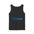 Travorium Script Logo Tank Top — Travel Lifestyle Graphic Tank