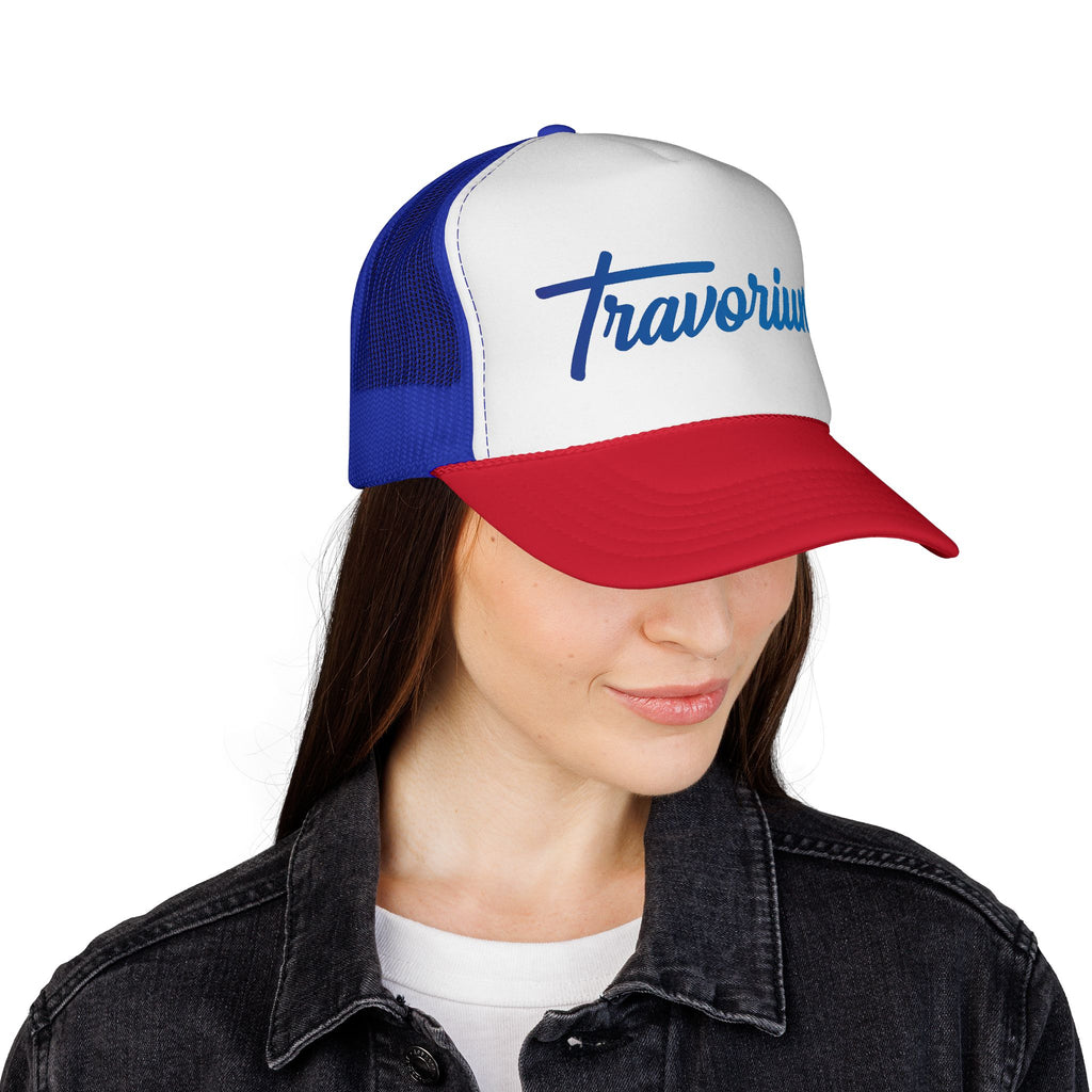 Trucker Cap — "Travorium" Script Logo Snapback