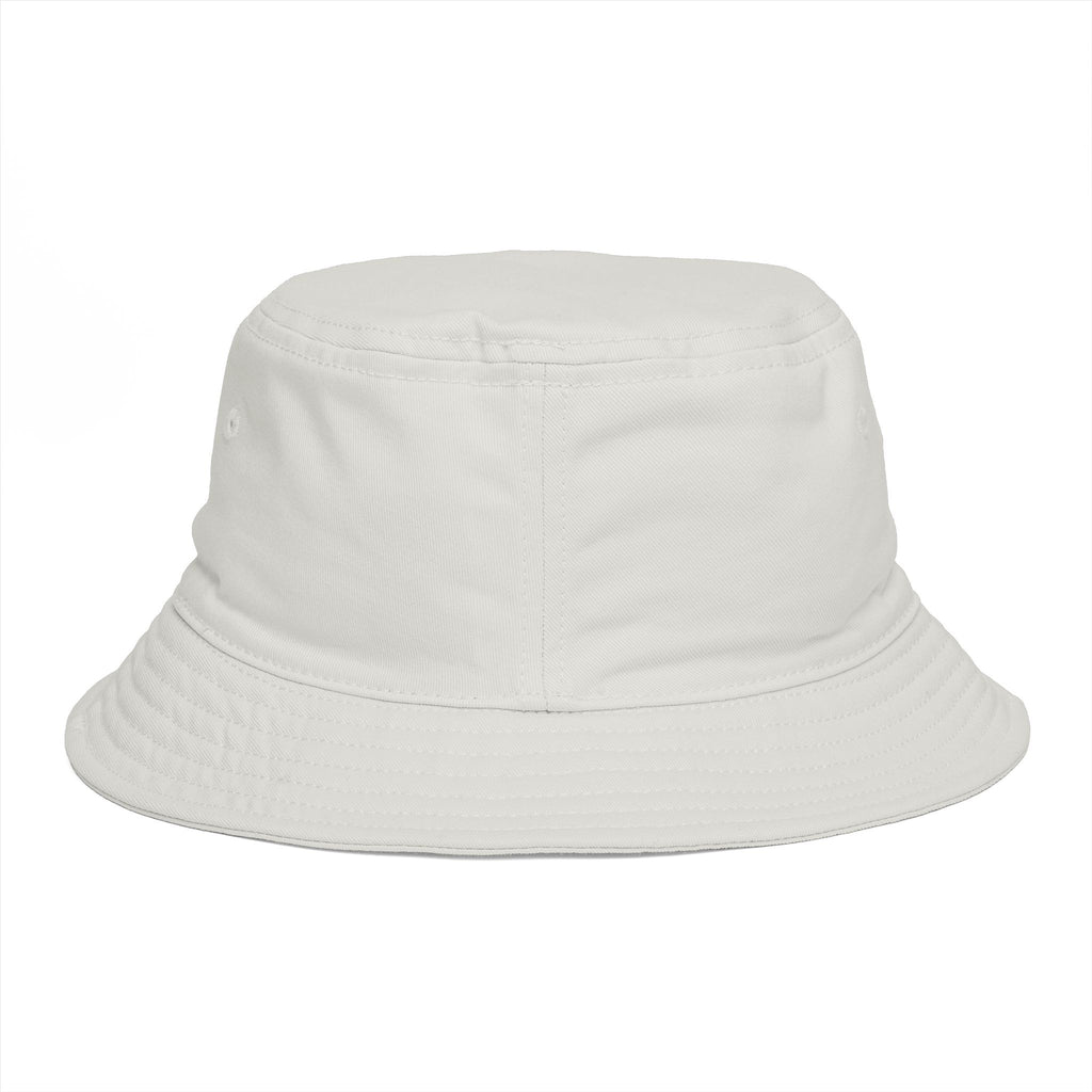 Travorium Embroidered Bucket Hat — Casual Script Logo Summer Sun Hat