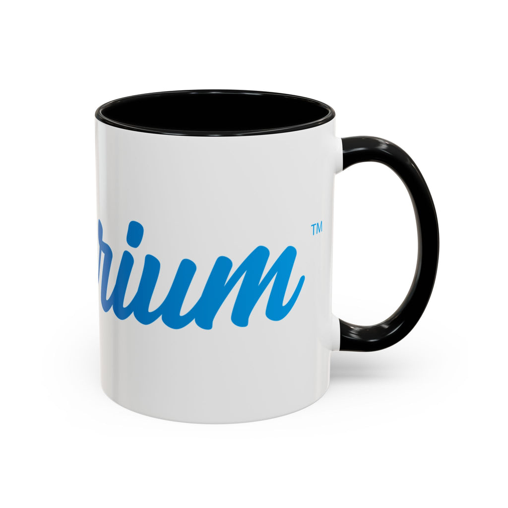 Favorite Premium Accent Coffee Mug – Script Logo Blue (11/15 oz)