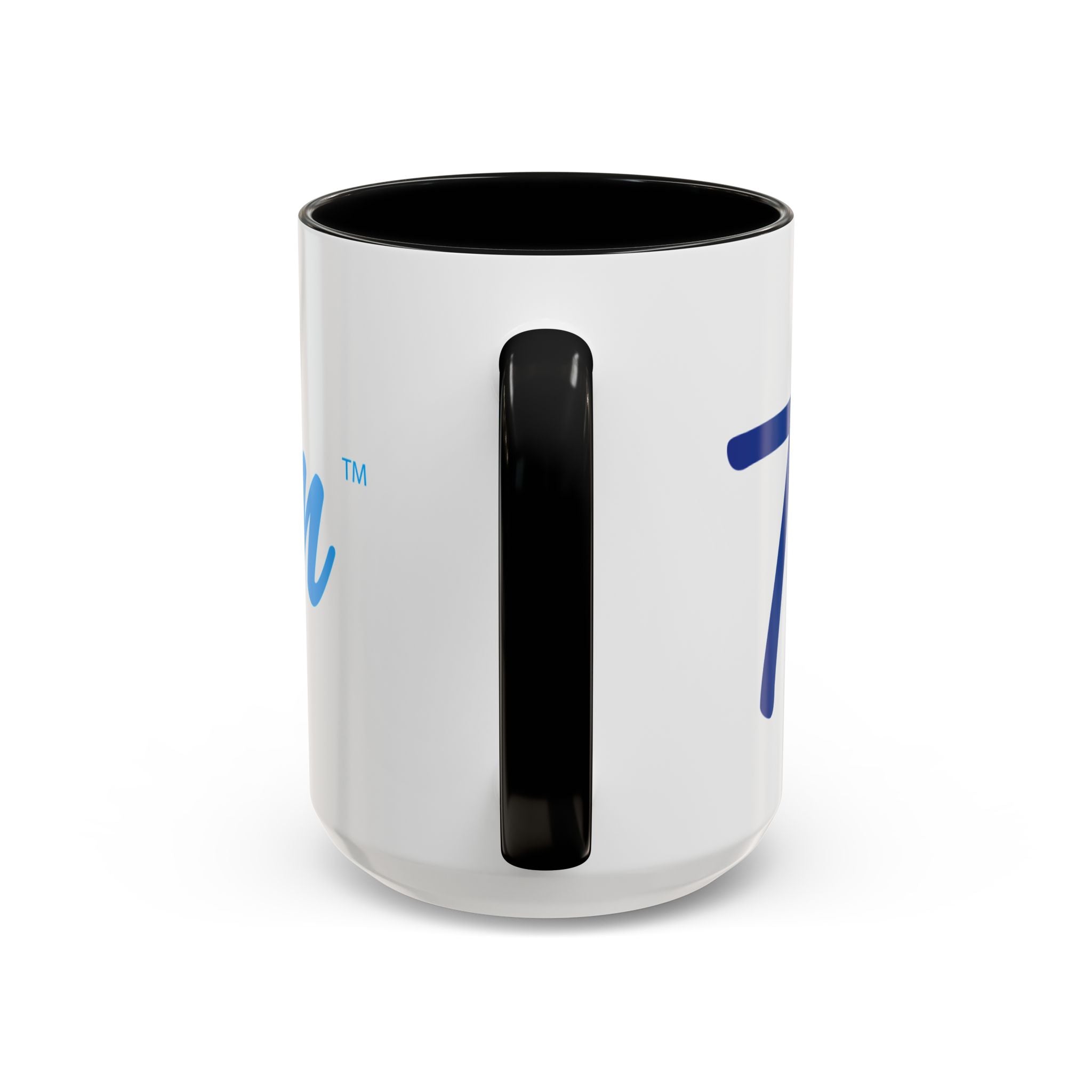 Favorite Premium Accent Coffee Mug – Script Logo Blue (11/15 oz)