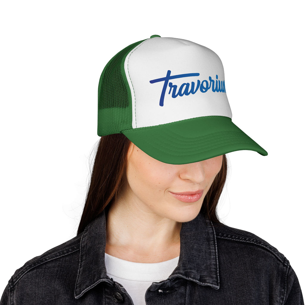 Trucker Cap — "Travorium" Script Logo Snapback