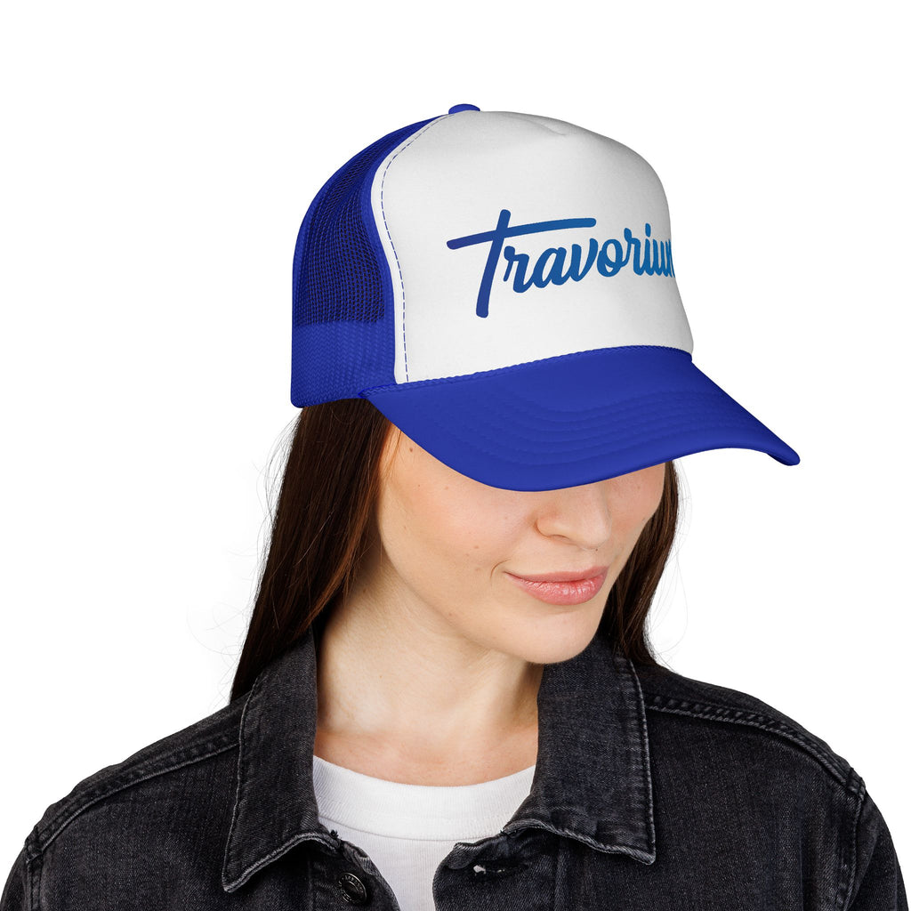Trucker Cap — "Travorium" Script Logo Snapback