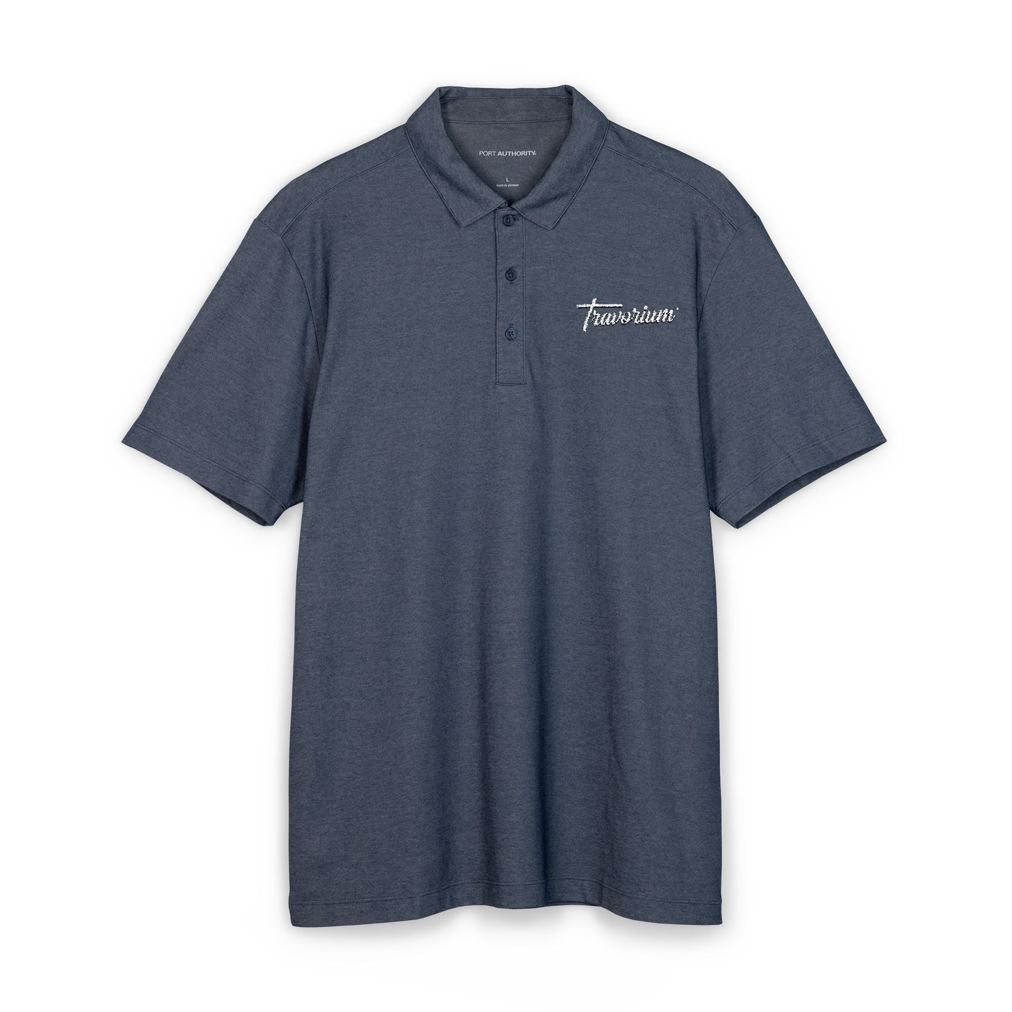 Black Polo Shirt with Small Left Chest Logo – Classic Corporate/Team Polo