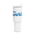Traveling Favorite 40oz Tumbler – Insulated Travel Mug with Handle