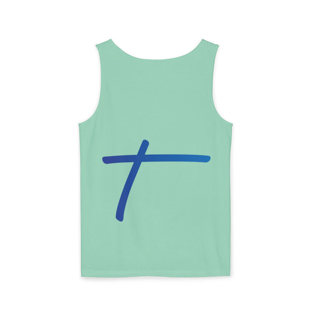 Travorium Script Logo Tank Top — Travel Lifestyle Graphic Tank