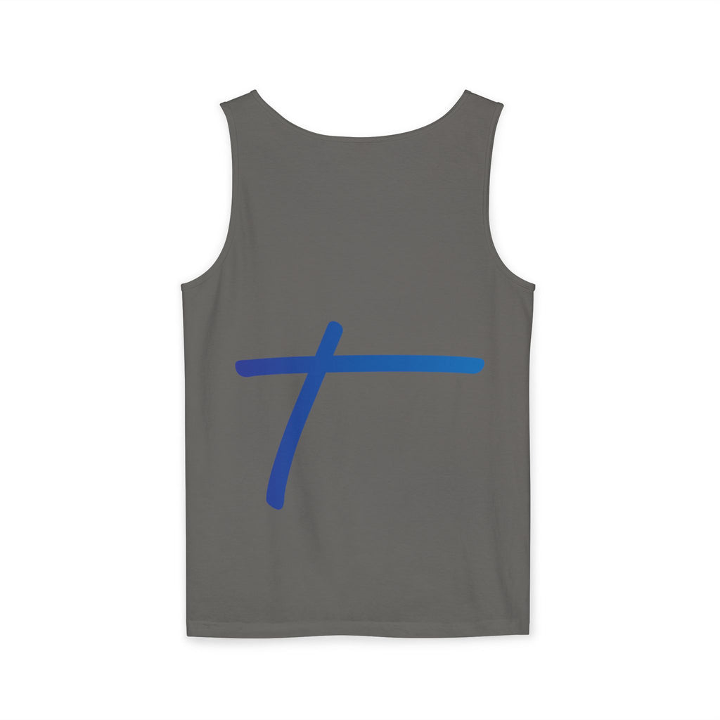 Travorium Script Logo Tank Top — Travel Lifestyle Graphic Tank