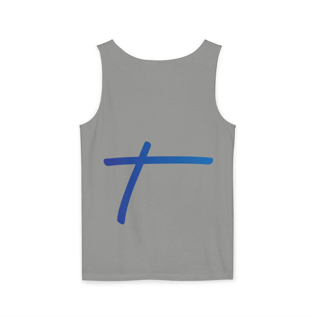 Travorium Script Logo Tank Top — Travel Lifestyle Graphic Tank