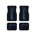 Car Mats — Personalized 'Travortium' Script Logo Floor Mat Set (4-piece)