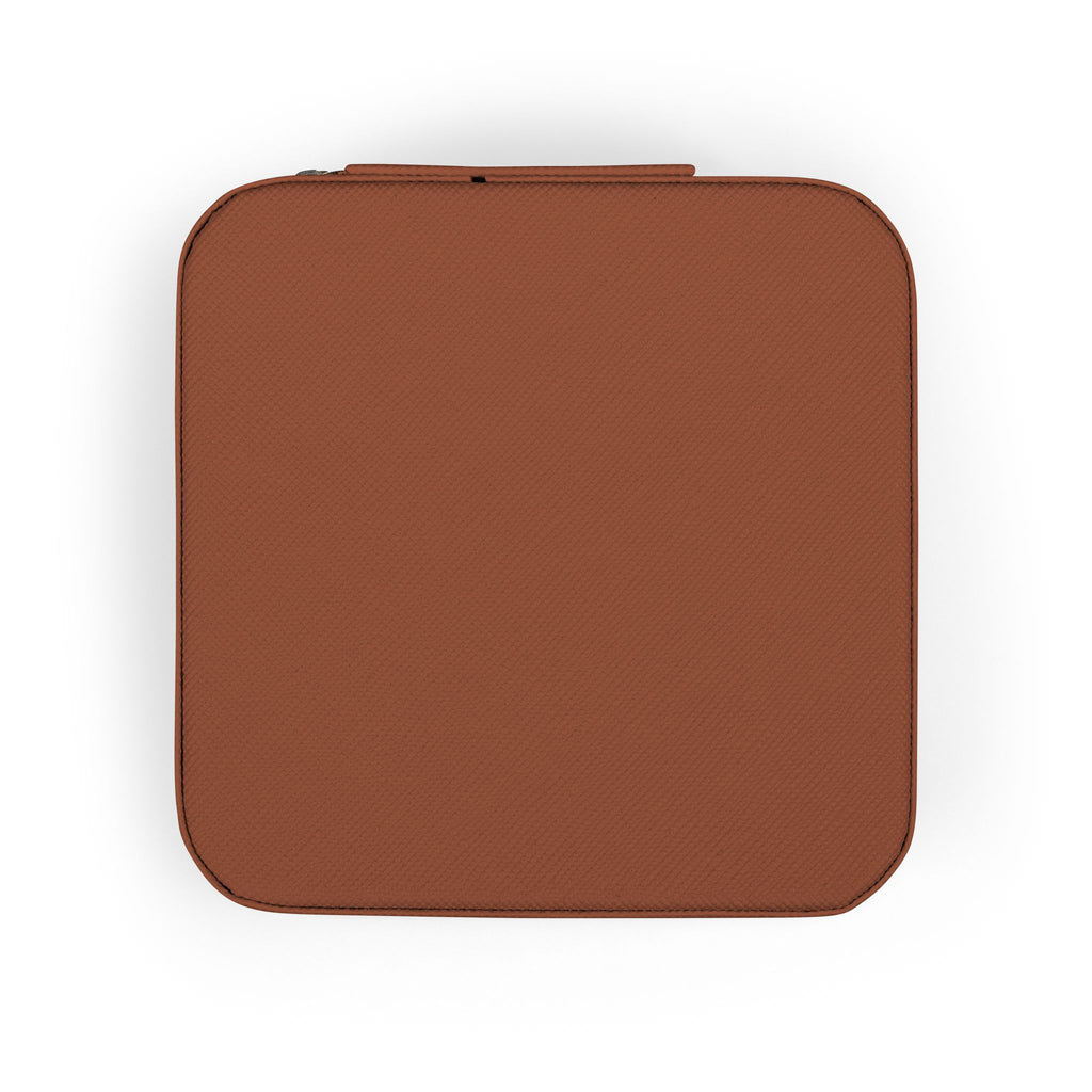 Travel Jewelry Case — Compact Leatherette Organizer with Ring & Earring Storage (Travorium)