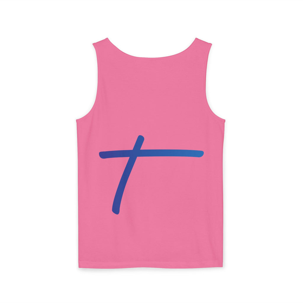 Travorium Script Logo Tank Top — Travel Lifestyle Graphic Tank