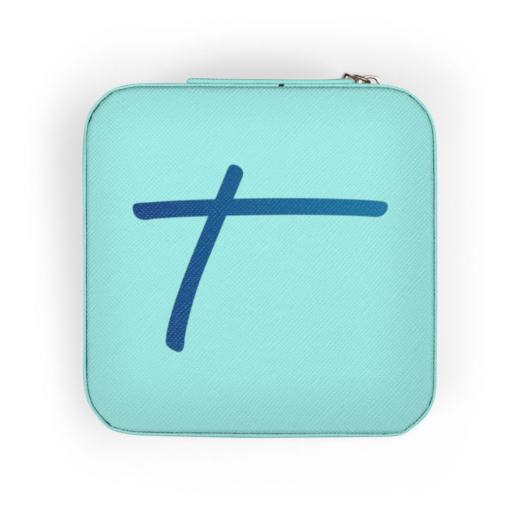 Personalized Cross Jewelry Travel Case — Compact Travel Jewelry Organizer