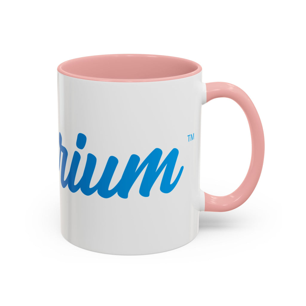 Favorite Premium Accent Coffee Mug – Script Logo Blue (11/15 oz)