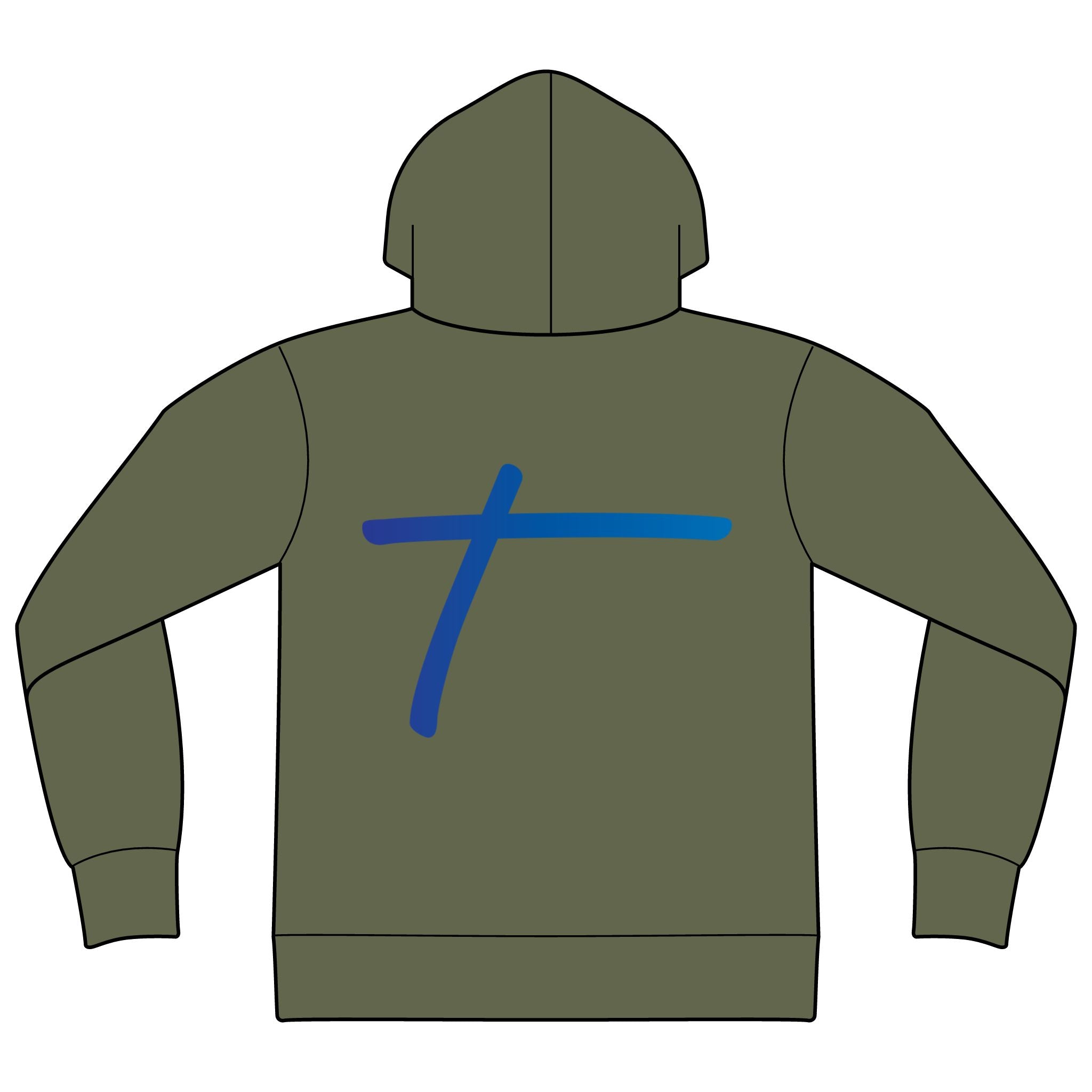 Travorium Script Hoodie — Branded Logo Pullover