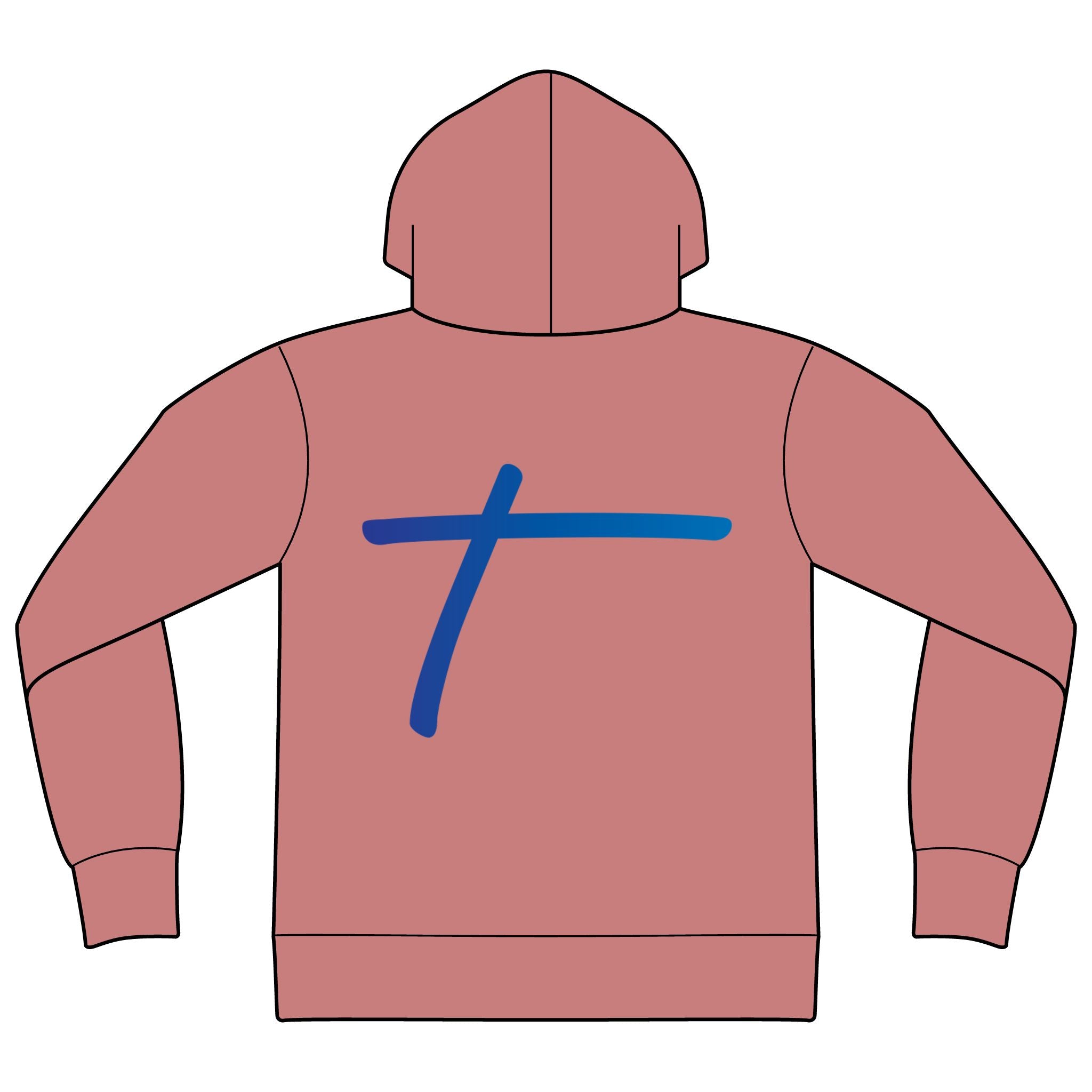 Travorium Script Hoodie — Branded Logo Pullover