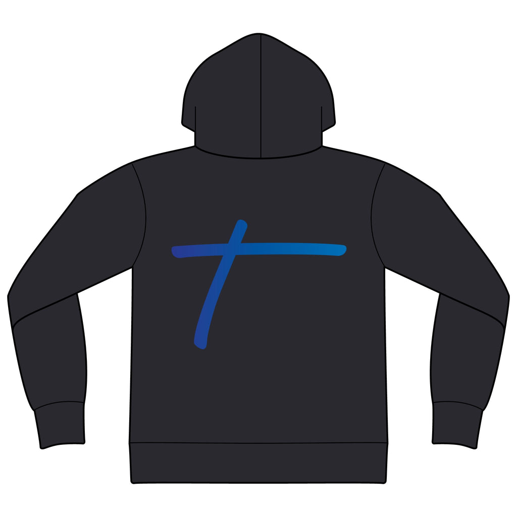 Travorium Script Hoodie — Branded Logo Pullover