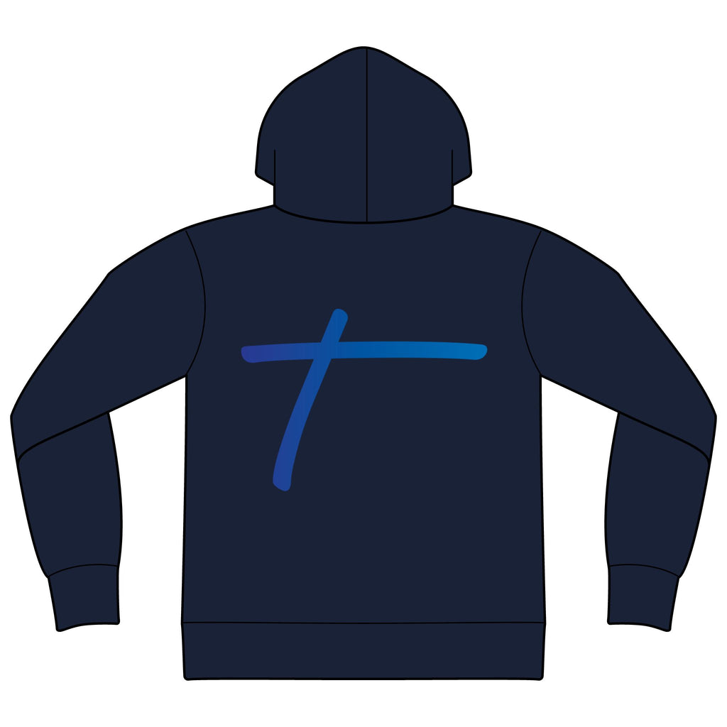 Travorium Script Hoodie — Branded Logo Pullover