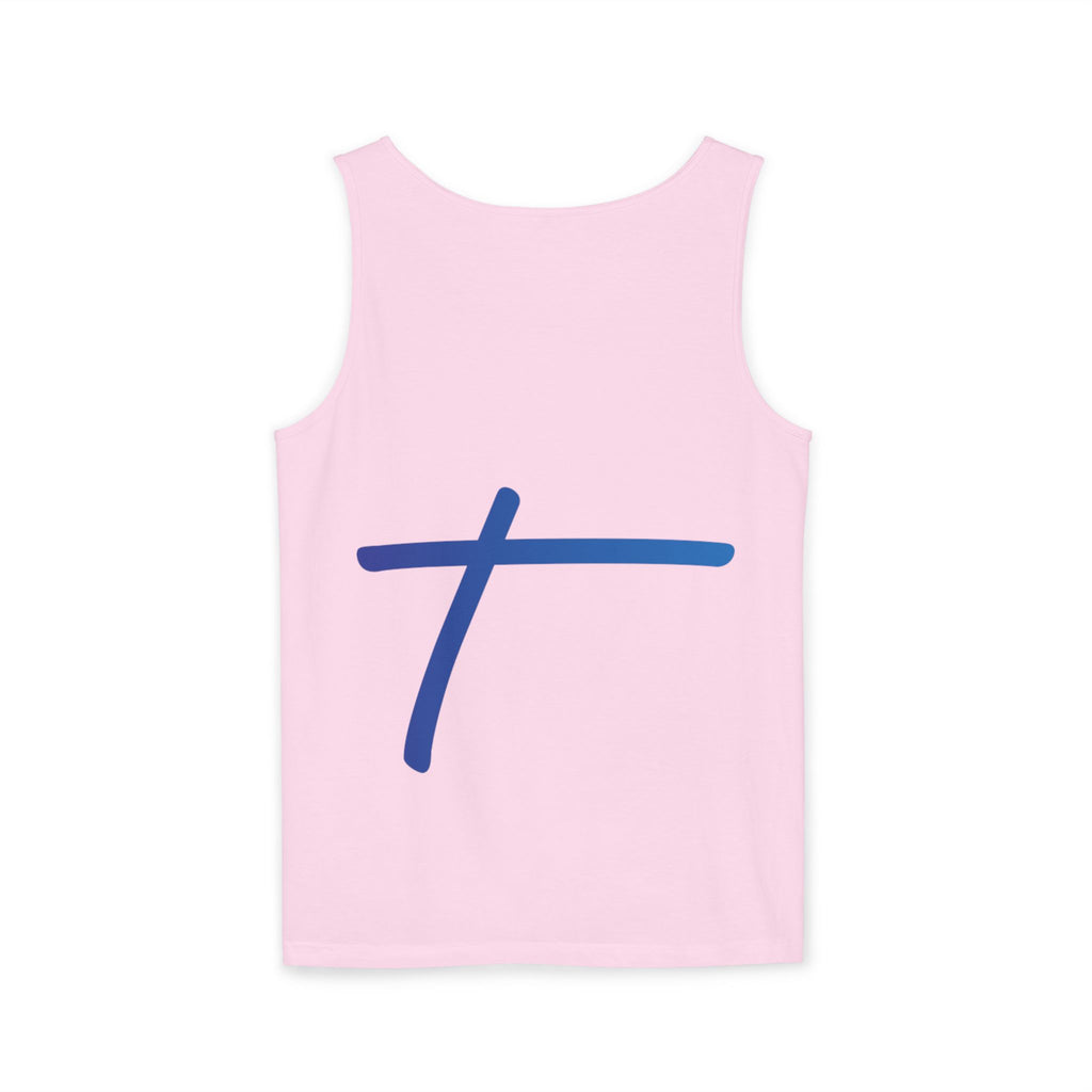 Travorium Script Logo Tank Top — Travel Lifestyle Graphic Tank