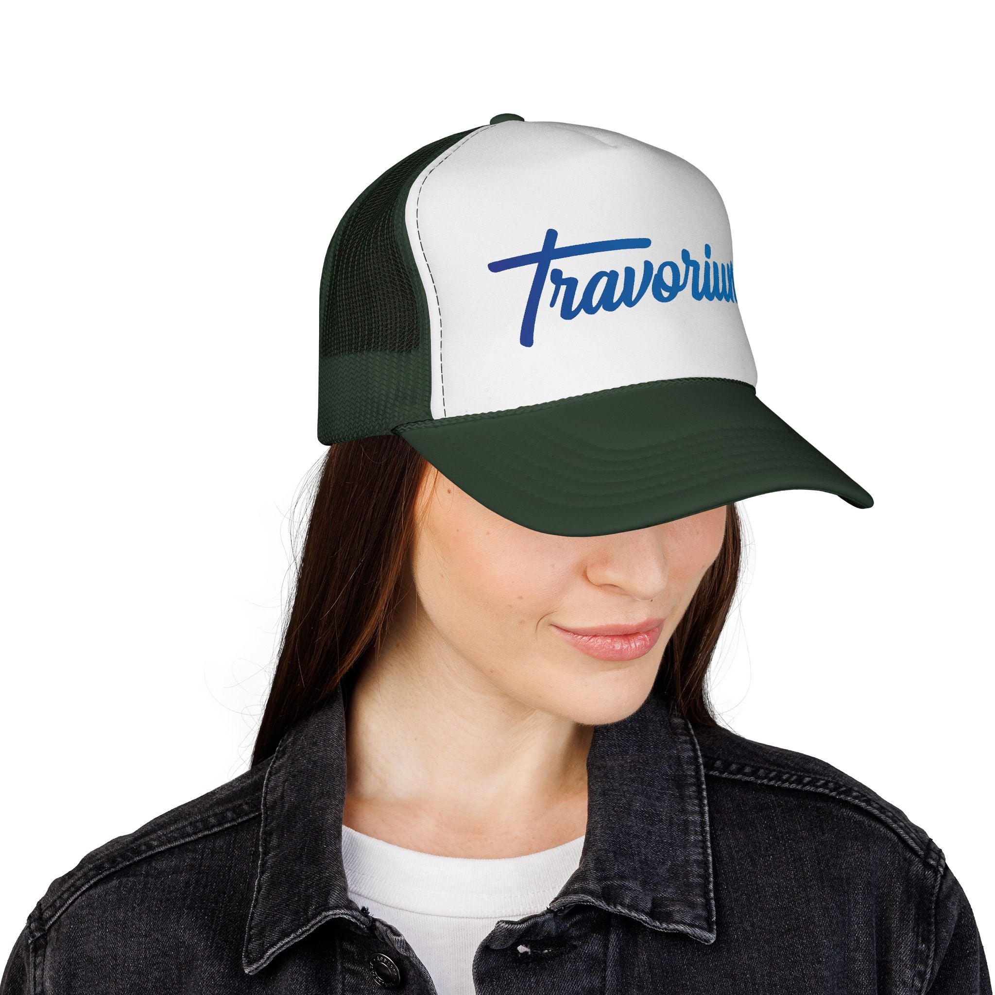 Trucker Cap — "Travorium" Script Logo Snapback