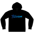 Travorium Script Hoodie — Branded Logo Pullover