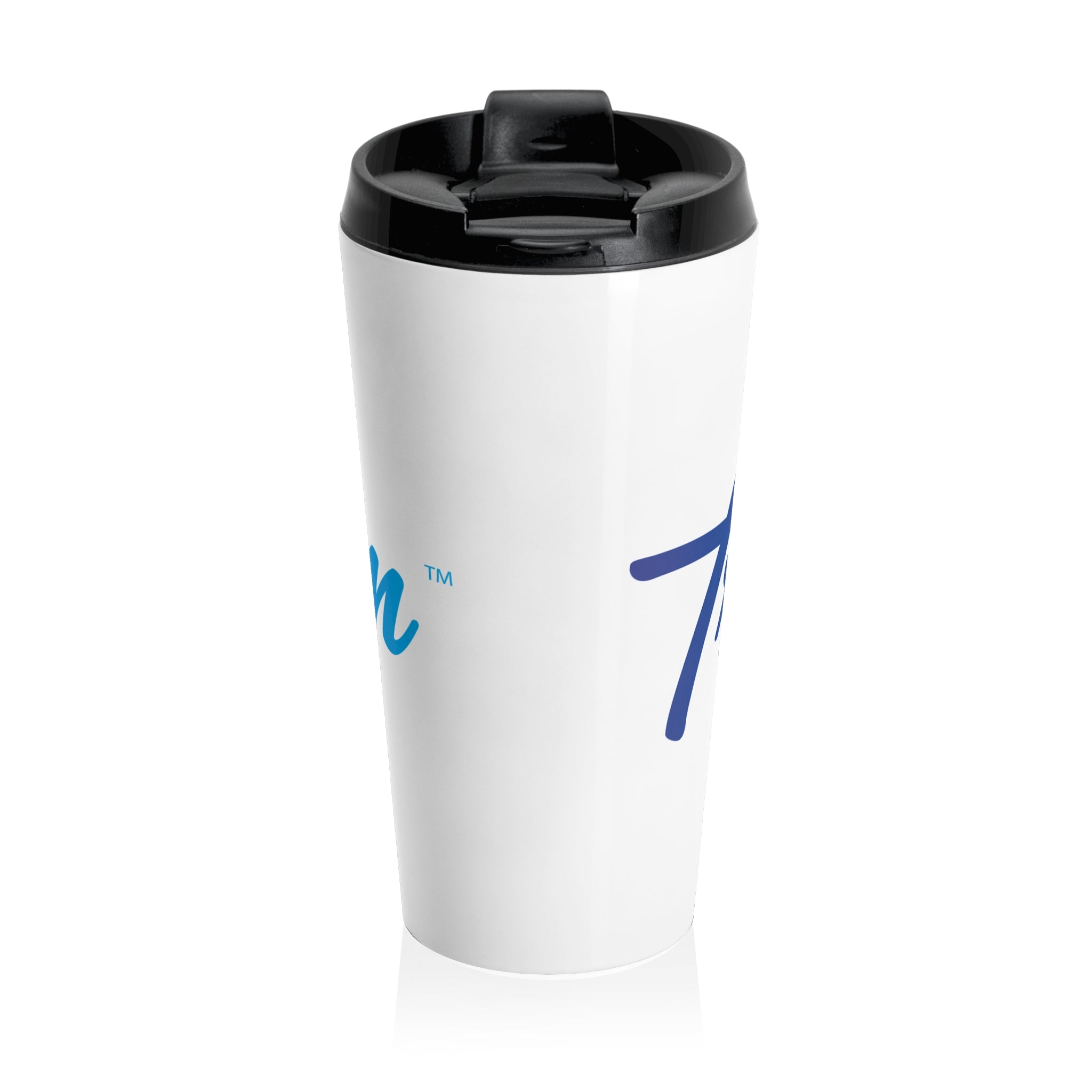 Favorite Script Stainless Steel Travel Mug — Insulated Coffee Tumbler
