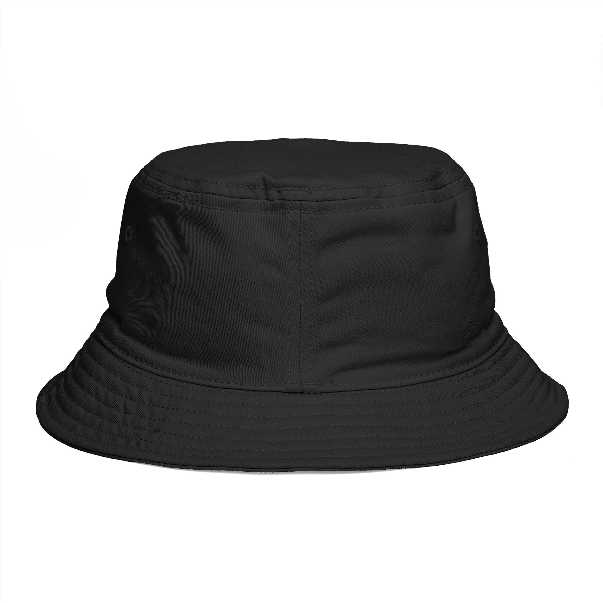 Travorium Script Brown Bucket Hat — Casual Travel & Streetwear Cap