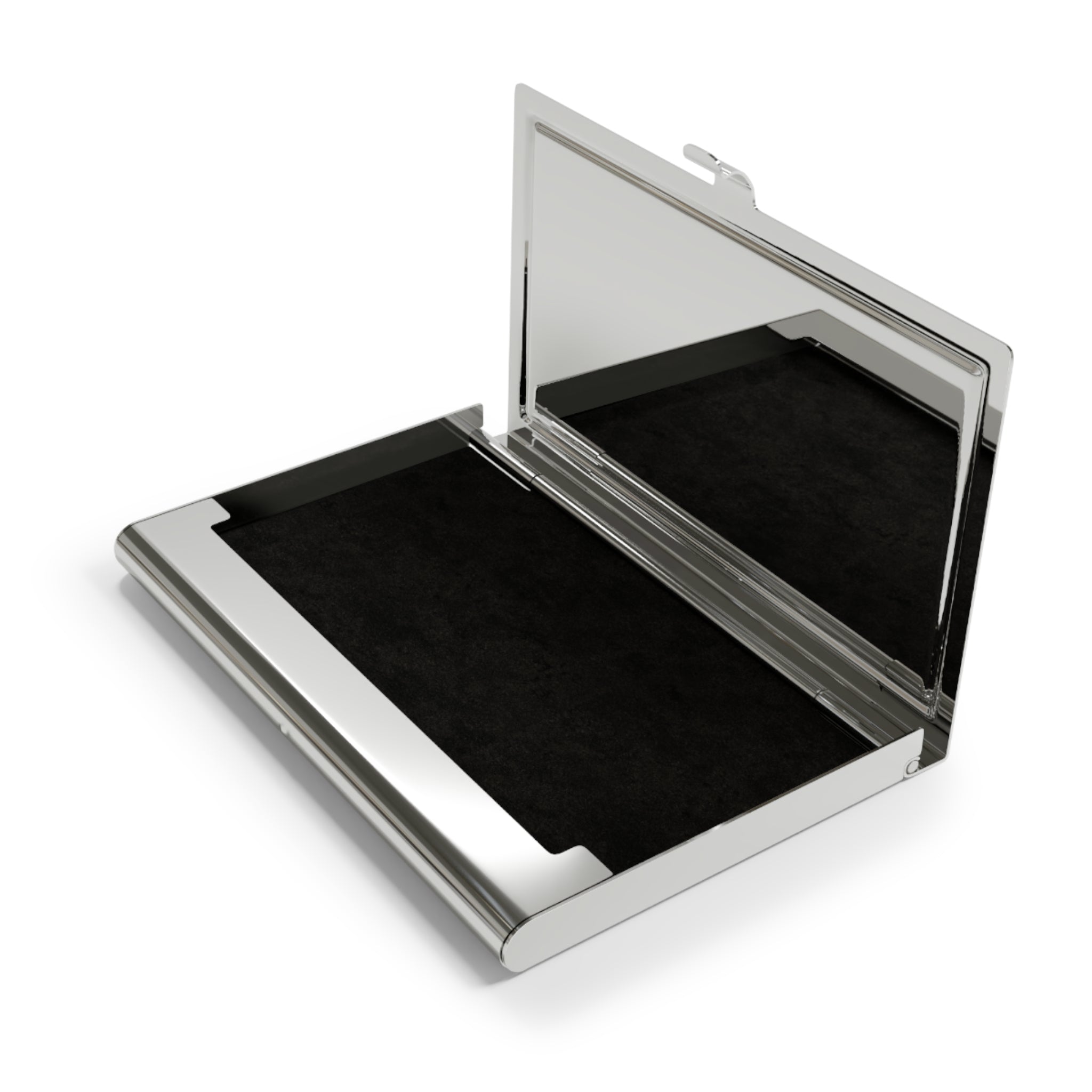 Travorium Branded Metal Business Card Holder — Professional Logo Card Case